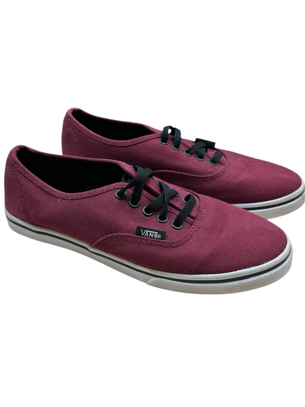 Van's Red Canvas Sneakers Women's Size 5 Men's Size 3.5